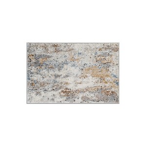World Rug Gallery Muted Multi-Tonal Abstract Area Rug - Rug for Living Room, Bedroom, or Play Area - Easy to Clean, Kid & Pet Friendly, Durable - 1 of 4