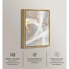 Art Remedy Silvered Spirals II Elegant Gold Abstract Framed - 3 of 4
