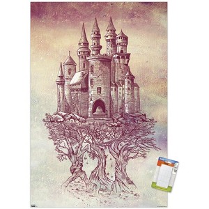 Trends International Rachel Caldwell - Castle in Trees Unframed Wall Poster Prints - 1 of 4