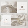 Peace Nest Linen Cotton Duvet Cover and Pillow Sham Set, Breathable and Skin-Friendly Bedding Set - 3 of 4