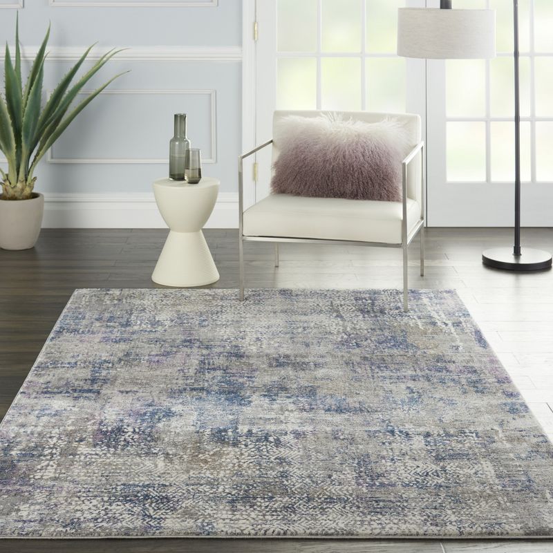 Nourison Royal Terrace Distressed Shapes Indoor Area Rug, 2 of 9