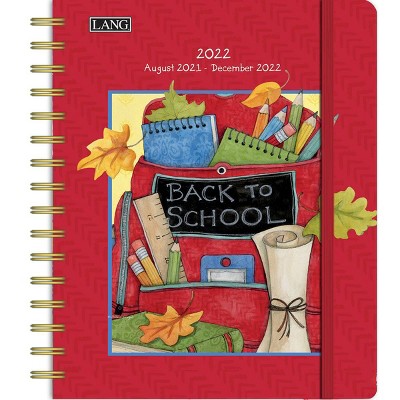 2021-22 17 Month Academic Planner 7.75" x 9.5" Schoolhouse  - Lang