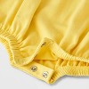 Baby Girls' Little Ray of Sunshine Romper - Cat & Jack™ Yellow - 4 of 4