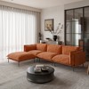 WJShome Velvet Modular Sectional Sofa with Chaise,111" Modern L-Shaped Couch for Living Room with Removable Cushions and 8" High Metal Legs - 2 of 4