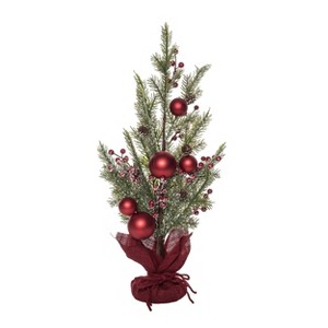 Transpac Artificial 24 in. Multicolored Christmas Berry Holiday Ornament Tree - 1 of 2