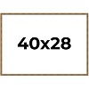 PosterPalooza | Textured Gold Picture Frame - UV Acrylic, Backing Board, Hanging Hardware Included - 3 of 4