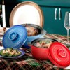 LunaLulink 2 Pieces Ceramic Cookware Set with Lid and Insulated Handle - 2 of 4