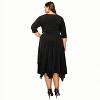 L I V D Women's Shay Handkerchief Hem Dress - 3 of 3