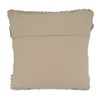 Saro Lifestyle Woven Fringe Pillow - Down Filled, 18" Square, Natural - 2 of 3
