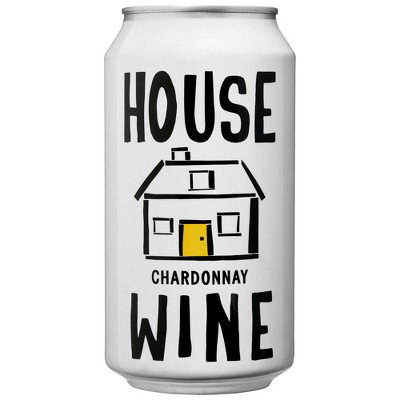 House Wines Chardonnay White Wine - 375ml Can