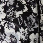 black soft floral