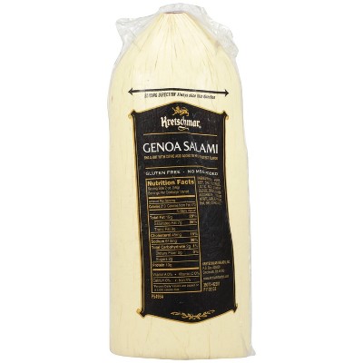 Kretschmar Genoa Salami - Deli Fresh Sliced - price per lb