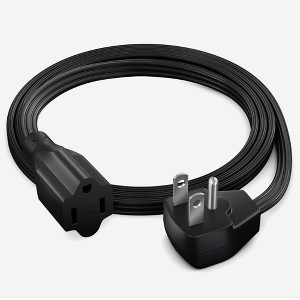 Maximm Extension Cord Heavy Duty Flat Wire 3-Prong Flat Plug, 14 AWG Power Cord - UL Certified - 1 of 4
