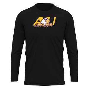 Ashland University Adult Sport Long Sleeve Shirt Primary Logo, Black - 1 of 4