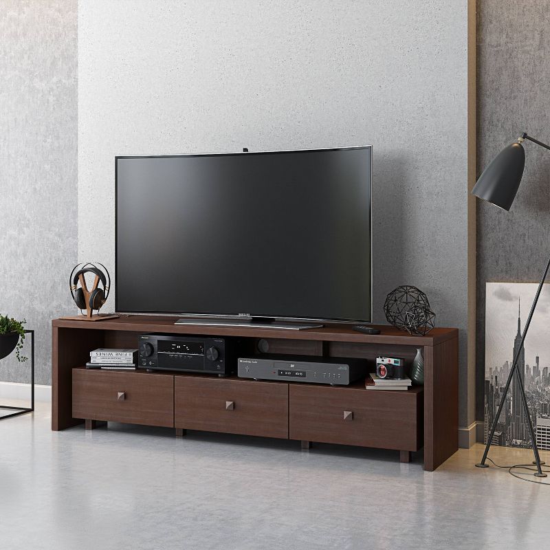 Techni Mobili TV Stand for TVs up to 70&#34; Brown - Hickory, 4 of 10