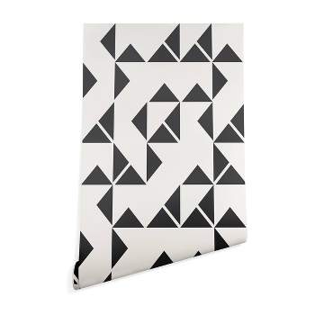 2' x 10' Holli Zollinger Pinwheels Wallpaper White - Deny Designs