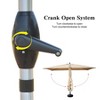 Okak Rectangle Beach Umbrella with Crank Lift and Tilt Function, Outdoor Umbrella with Fading-Resist Cover, Sun Umbrella for Yard - 3 of 4