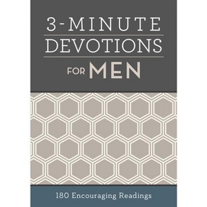 3-Minute Devotions for Men - by  Compiled by Barbour Staff (Paperback) - 1 of 1