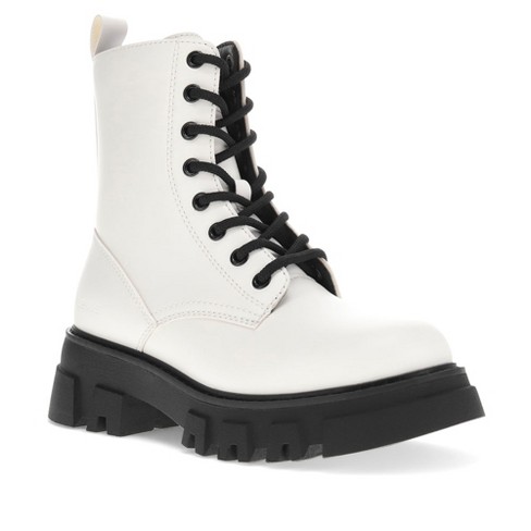 Levi's Womens Giselle 2 Neo Fashion Platform Boot, White/black, Size 8 ...