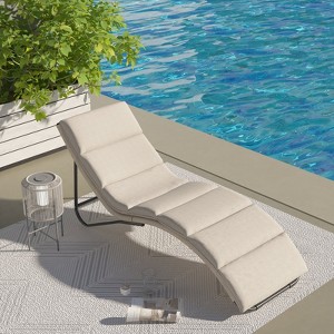 GRANDPATIO 69.25" Long Single Chaise with Cushions - 1 of 4