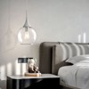 KAISITE 1 - Light Black Single Pendant Light With Globe Clear Glass - 2 of 4