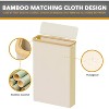 Toilet Paper Storage Organizer with Lid, Holds 24 Regular Rolls or 18 Mega Rolls, Slim Bathroom Organizer - 4 of 4
