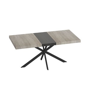 NicBex Rectangular Stretch Dining Table with Storage Box - 1 of 4
