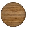 NicBex Round Dining Table 46" Farmhouse Wooden Dining Table Pedestal Base for Dining Room - 4 of 4