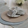 Split P Essex Textured Round Placemat Sets - 2 of 4