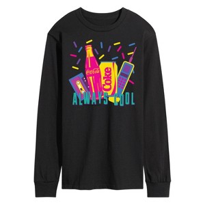 Men's - Coca-Cola - 90's Retro Style Long Sleeve Graphic T-Shirt - 1 of 4