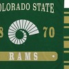 NCAA Colorado State Rams Varsity Plaque Double Sided Royal Plush Blanket: Sports Team Logo - 2 of 3