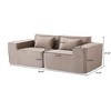 WJShome Modular Sectional Sofa Couch,82.62" Cloud Sofa,Minimalist LoveSofa Wide Deep Seat Convertible Couches for Living Room, Office - 3 of 4