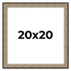 PosterPalooza | Square Ornate Silver Picture Frame - UV Acrylic, Foam Board Backing, Hanging Hardware - 2 of 4