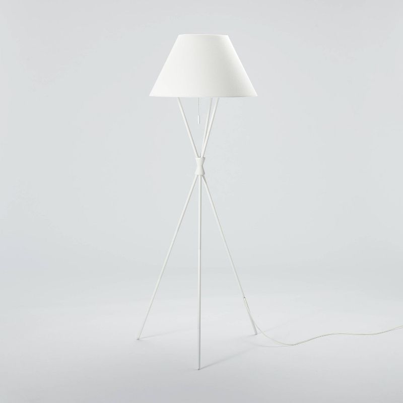 Tripod Floor Lamp White - Threshold&#8482; designed with Studio McGee, 1 of 7