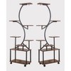 ACEPANO 61 in. H 8 Tiered Indoor Metal Plant Flower Holder Stand with Grow Lights for Home & Patio-Black - 4 of 4
