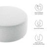 Modway Callum Large 38 in. Round Woven Heathered Fabric Upholstered Ottoman - 4 of 4
