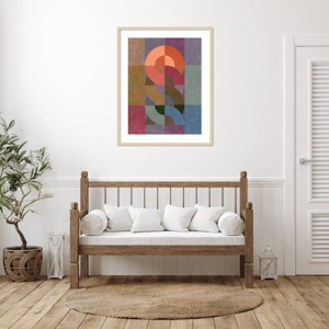 Amanti Art Chainweave II by Victoria Barnes Wood Framed Wall Art Print - 1 of 4
