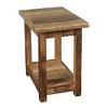 Jofran,Reclamation Rustic Reclaimed Solid Wood Chairside End Table with Storage Shelf - 2 of 4
