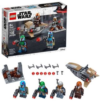 LEGO Star Wars Mandalorian Battle Pack Shock Troopers and Speeder Bike Building Kit 75267