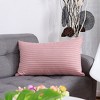 PiccoCasa Farmhouse Decor Sofa Bedroom Woven Striped Throw Pillow Covers - 2 of 4
