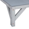 Sandinrayli Outdoor Cat House Insulated Feral Cat Shelter Outside Weatherproof for Multiple Cats, Gray - 3 of 4