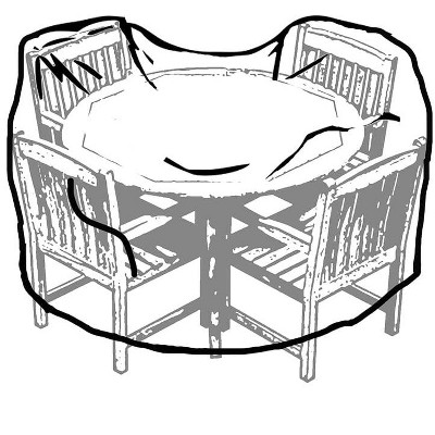 Green PVC All-Weather Outdoor Furniture Covers Set