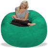 5' Large Bean Bag Chair with Memory Foam Filling and Washable Cover - Relax Sacks - 3 of 4
