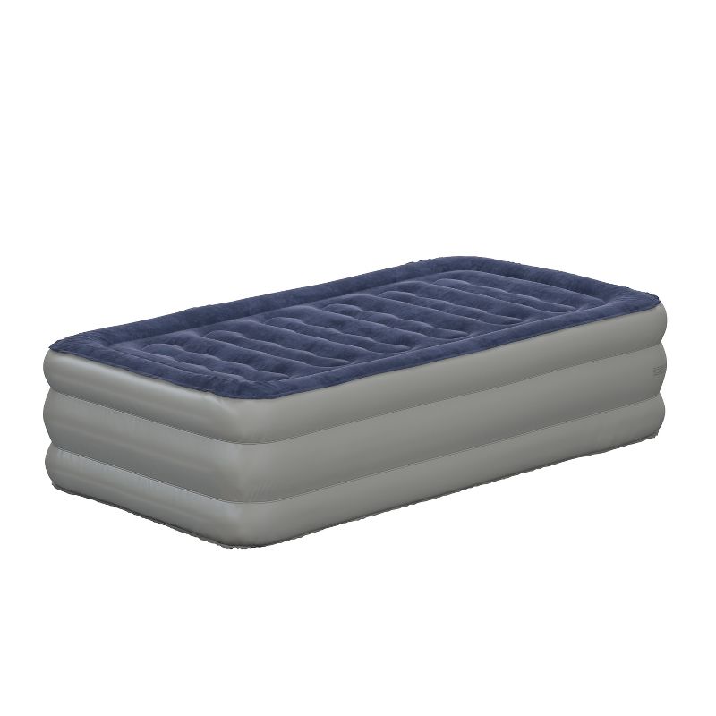 Emma and Oliver 18 Inch Raised Inflatable Air Mattress With Internal Electric Pump, 4 of 15
