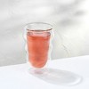 JoyJolt Christian Siriano Flux Double Wall Insulated Glass Cups  - 13.5 oz - Set of 2 - 4 of 4