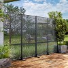 SpassWay 72"H 47"W Outdoor Metal Garden Trellis Privacy Screen Lattice Panel Indoor Room Divider - 4 of 4
