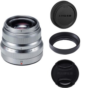 Fujifilm XF 35mm f/2 R WR Lens (Silver) - 1 of 4