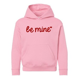 The Juniper Shop Be Mine Cursive Heart Youth Graphic Hoodie - 1 of 3