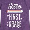 Girls' - Instant Message - Hello First Grade Fitted Short Sleeve Graphic T-Shirt - 2 of 4