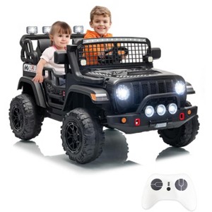 Jojoka 24V 2-Seater Kids Ride On Car with Remote, Dual 200W Motors Electric Vehicle, 20" Seat, LED Lights, Music & USB - 1 of 4